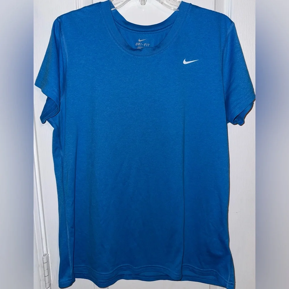 Nike Dri-FIT Blue Athletic Running Workout Tee Size XL